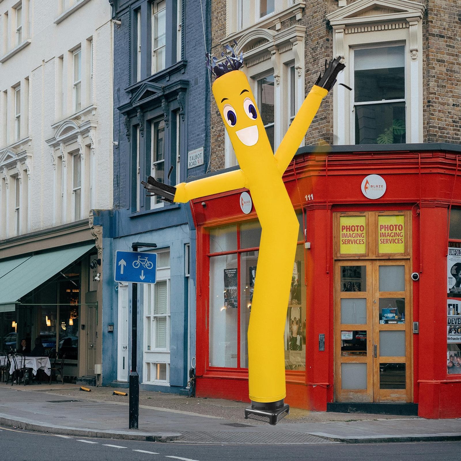 Inflatable Tube Man with Blower Fan, 20 ft Waving Dancing Figure