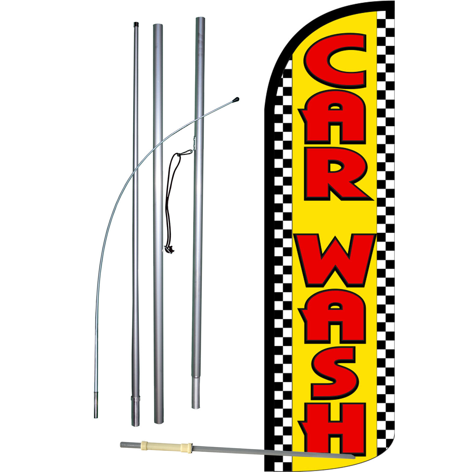 Car Wash Complete Swooper Flag Bundle