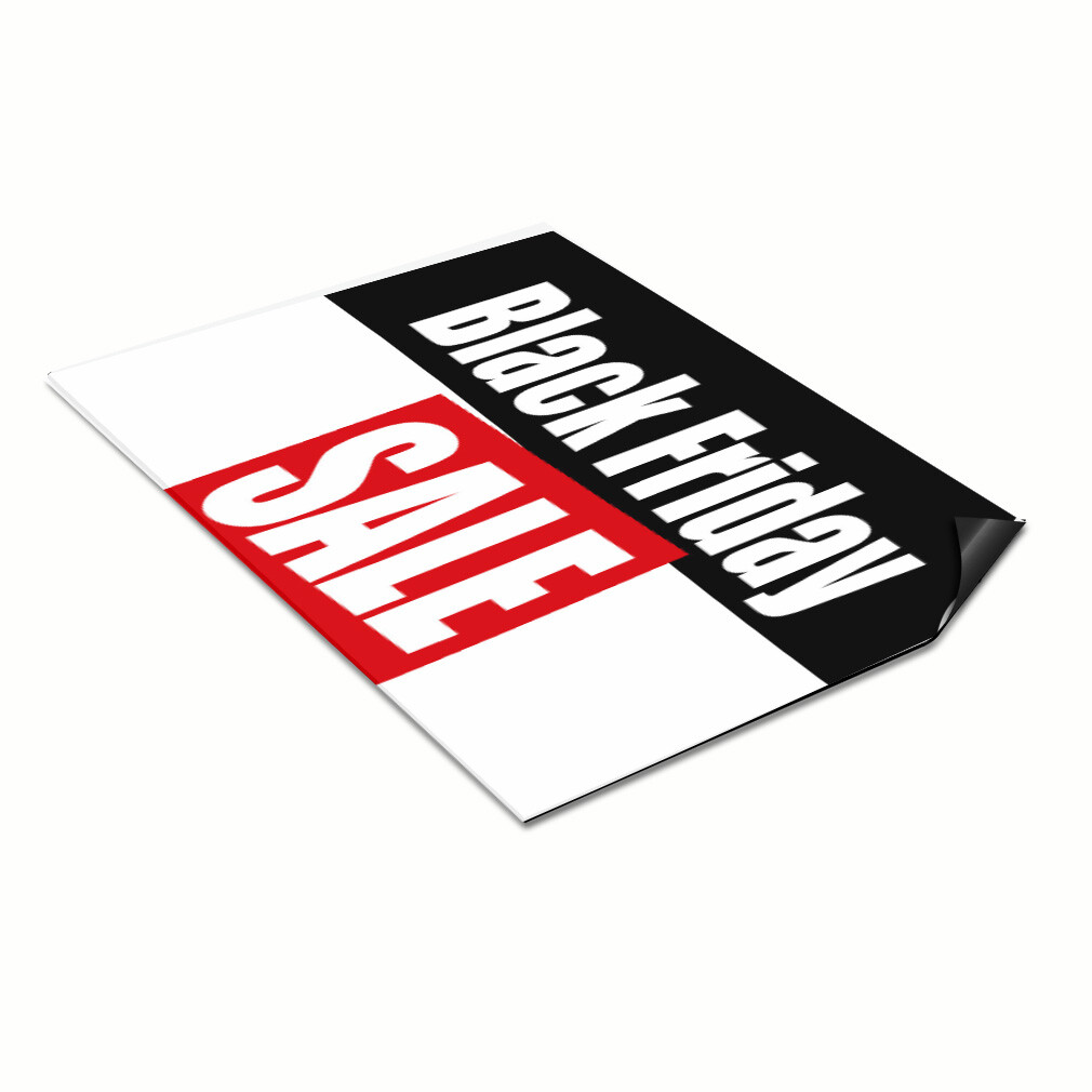 Car Magnet Set of 2 Black Friday Sale Business A Car Advertising Industrial Sign