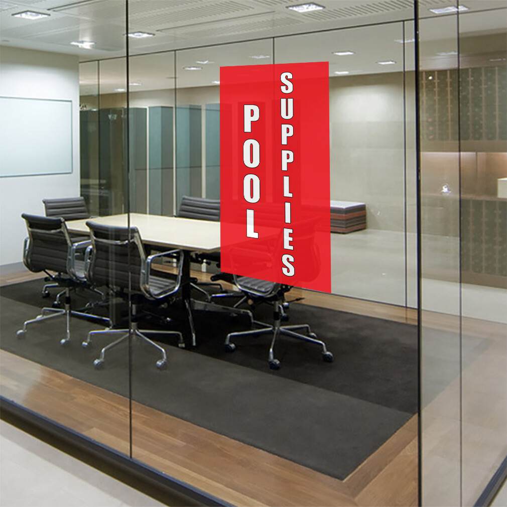 Door Decals Vertical Vinyl Stickers Multiple Sizes Industrial Vinyl Business