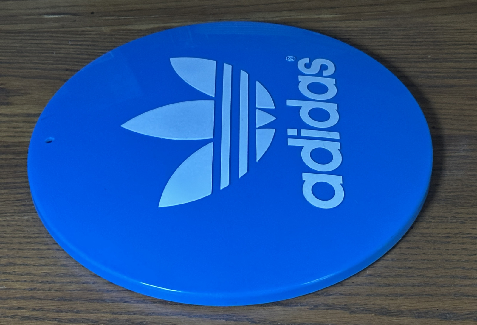 ADIDAS LOLLIPOP DISPLAY SIGN TOP ONLY VINTAGE ORIGINAL STORE DISPLAY Hanging 11&Prime;