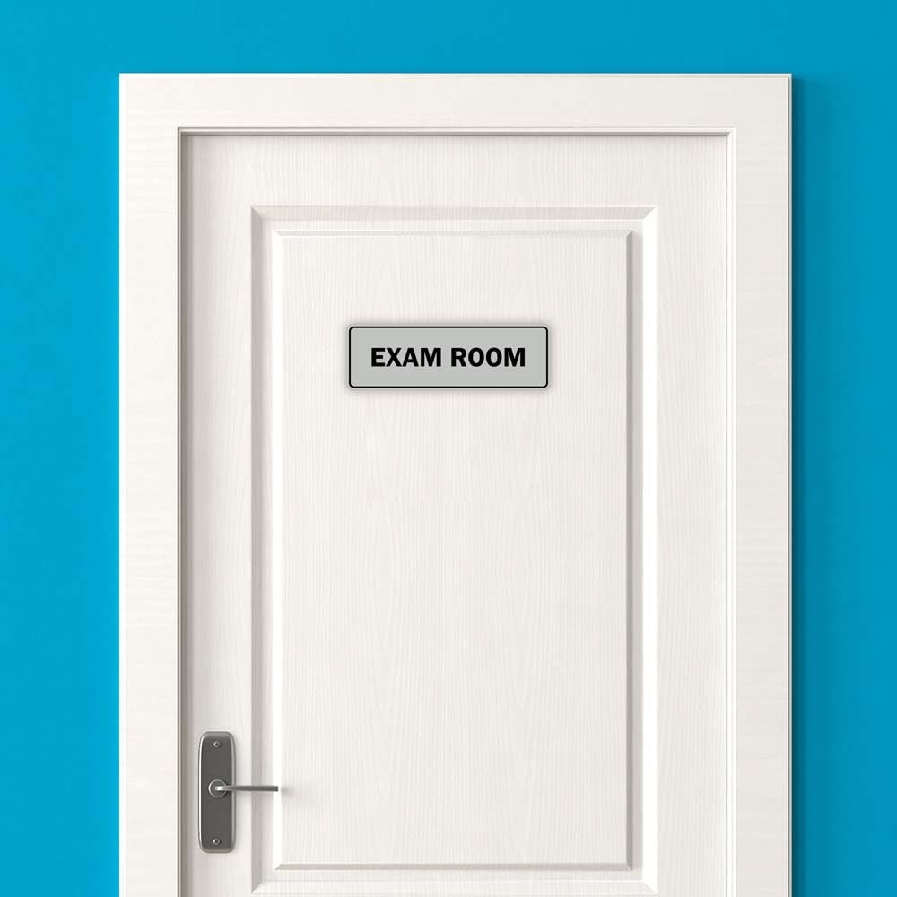 Standard Exam Room Sign Black – Large 1 Pack