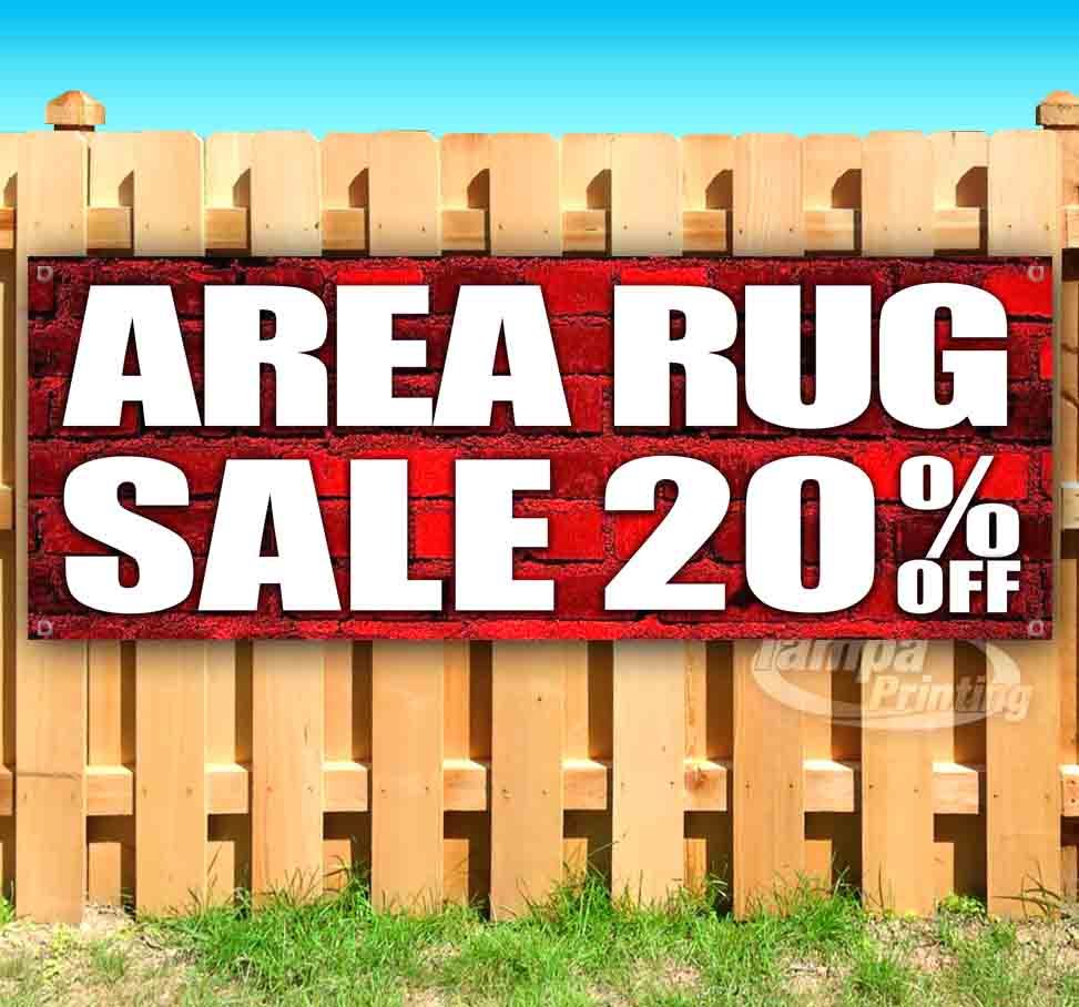 AREA RUG SALE 20% OFF Advertising Vinyl Banner Flag Sign Many Sizes USA