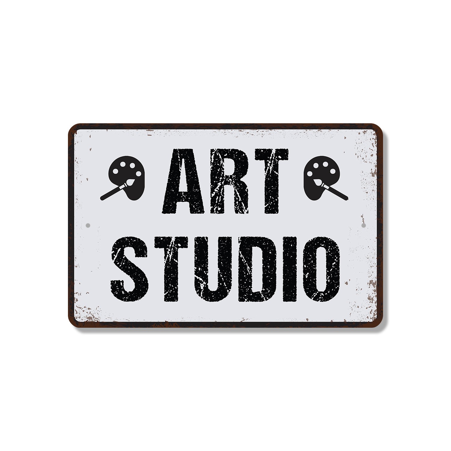 Art Studio Sign Paint Splash Create Daily Durable Perfect for Studios