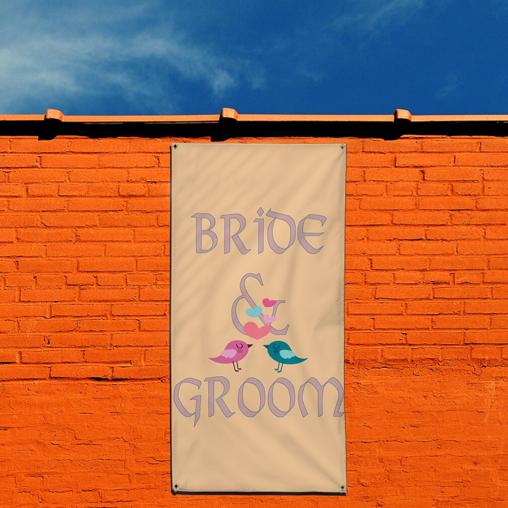 Vertical Vinyl Banner Multiple Sizes Outdoor Weatherproof Industrial Yard Signs