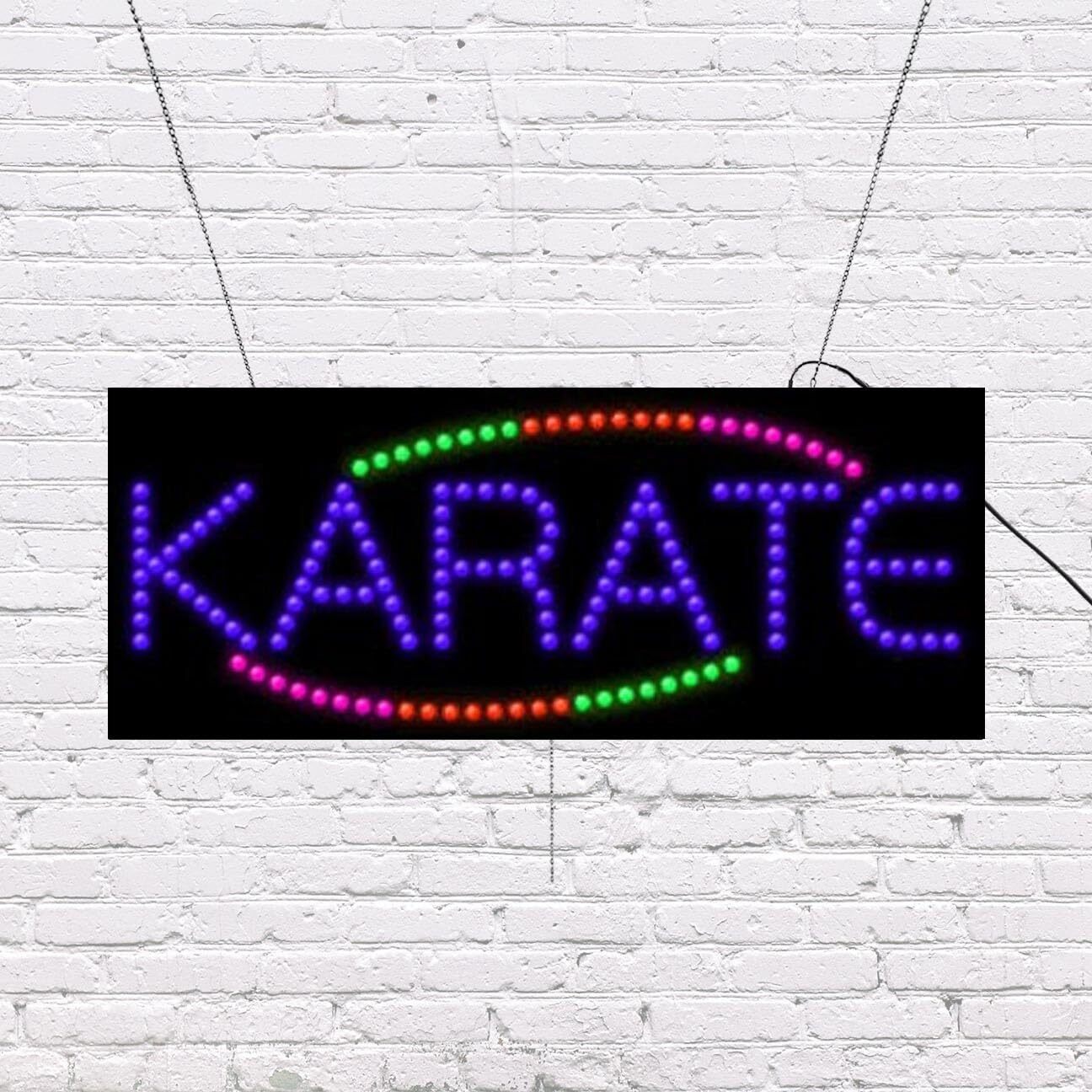 LED Karate Sign | Light Up Sign | 11&Prime;H x 27&Prime;W x 2&Prime;D