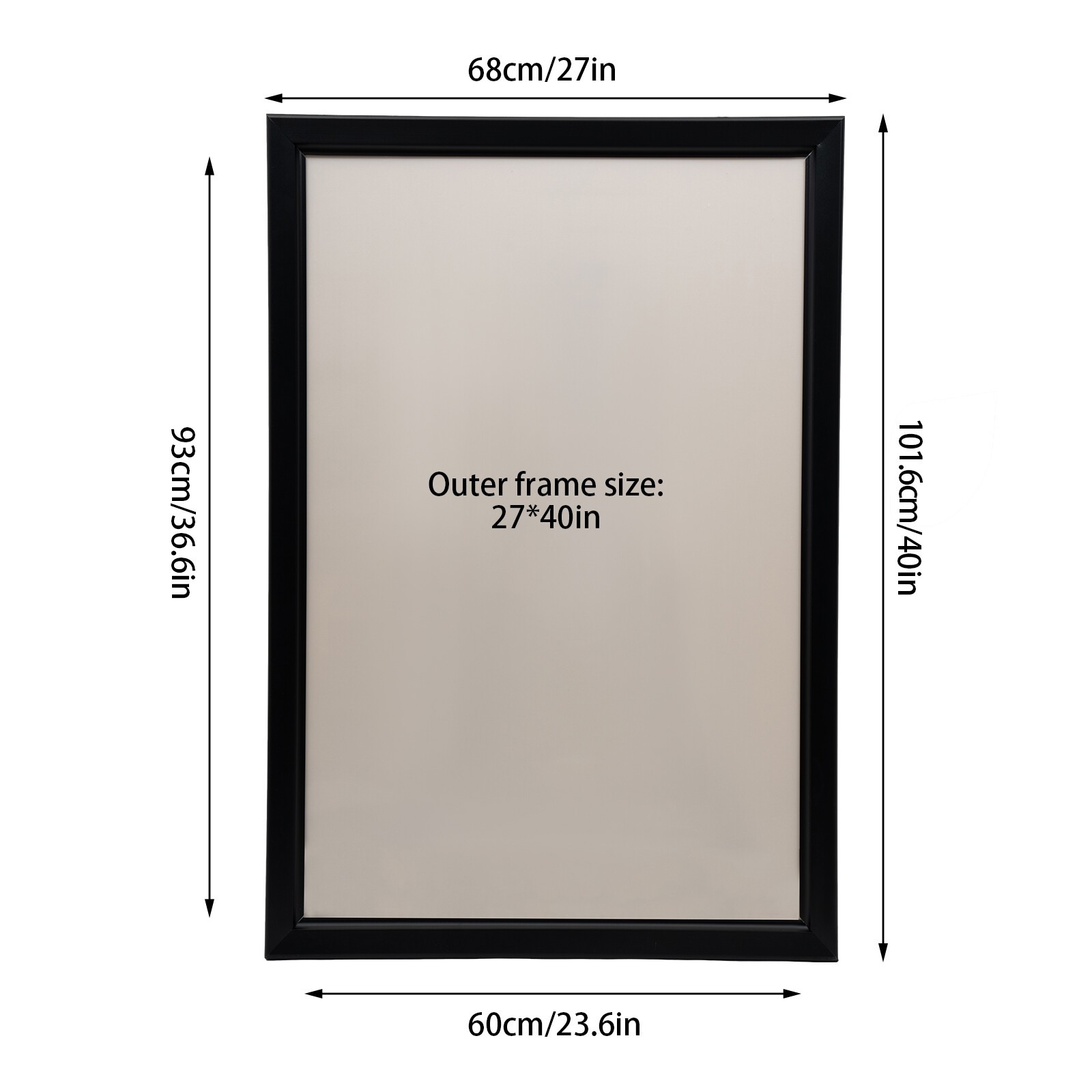 24&Prime;x33&Prime;/24&Prime;X36&Prime;, 27&Prime; x 40&Prime; LED Backlit Movie Poster Art Picture Frame Light Box