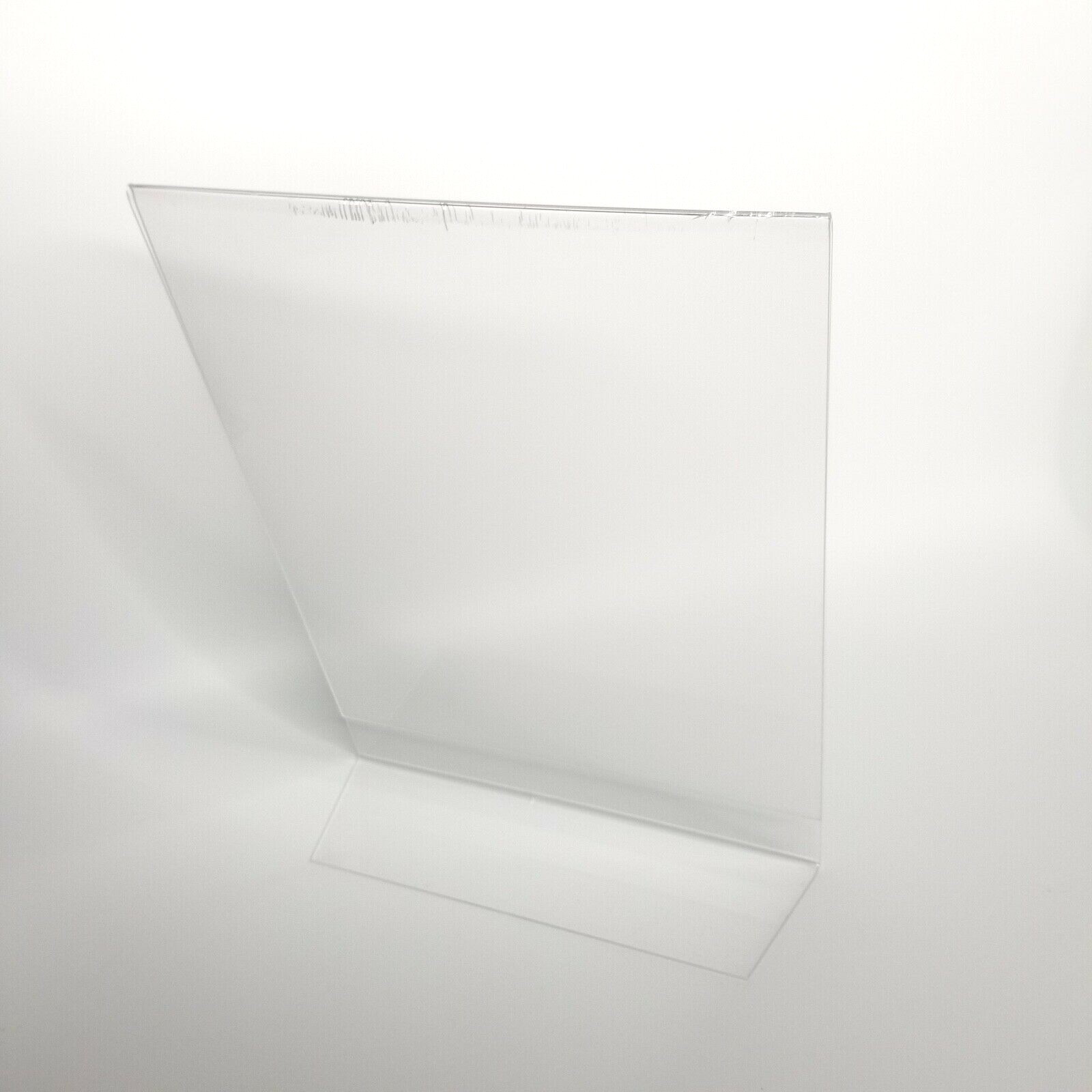 Staples Clear Plastic Table Furniture Top Sign Holder, 11 in H x 8 1/2 in W