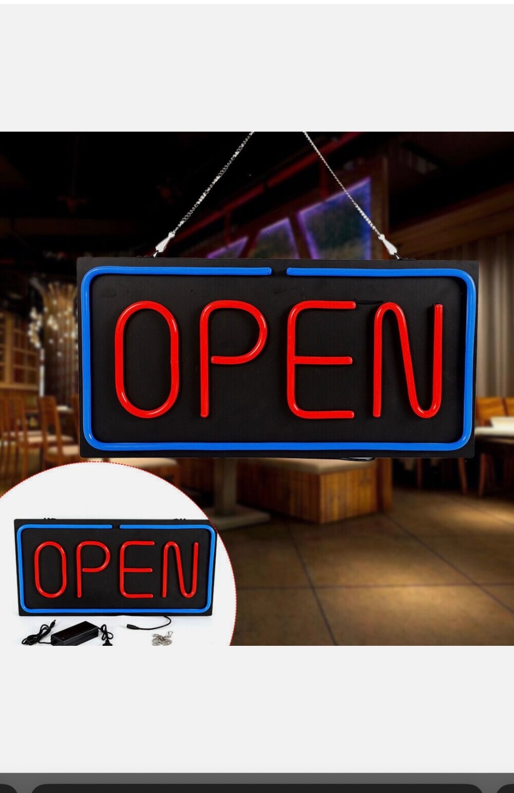 Pro-Lite LED Neon Store Window Open Sign