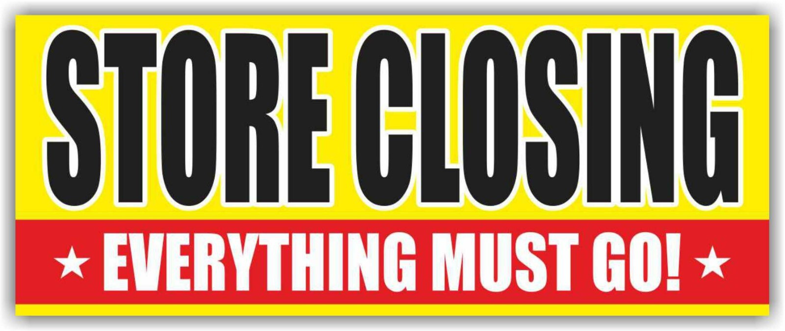 STORE CLOSING Advertising Banner Vinyl Mesh Sign Discount Sale Store Shop
