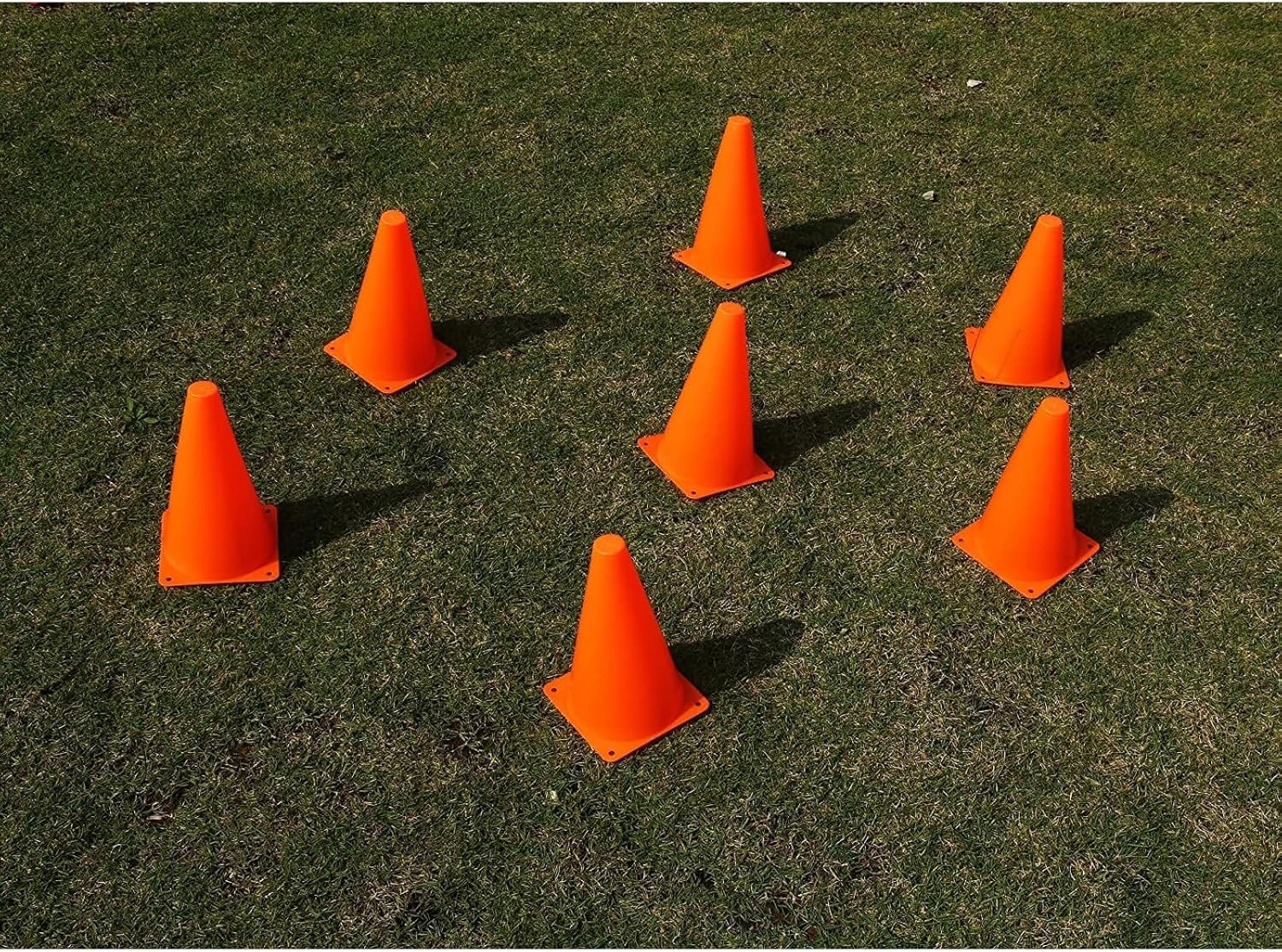 Juvale Motorcycle Practice Cones – 9&Prime; X 5.5&Prime;, Orange, 12-Pack – Cones for Parall