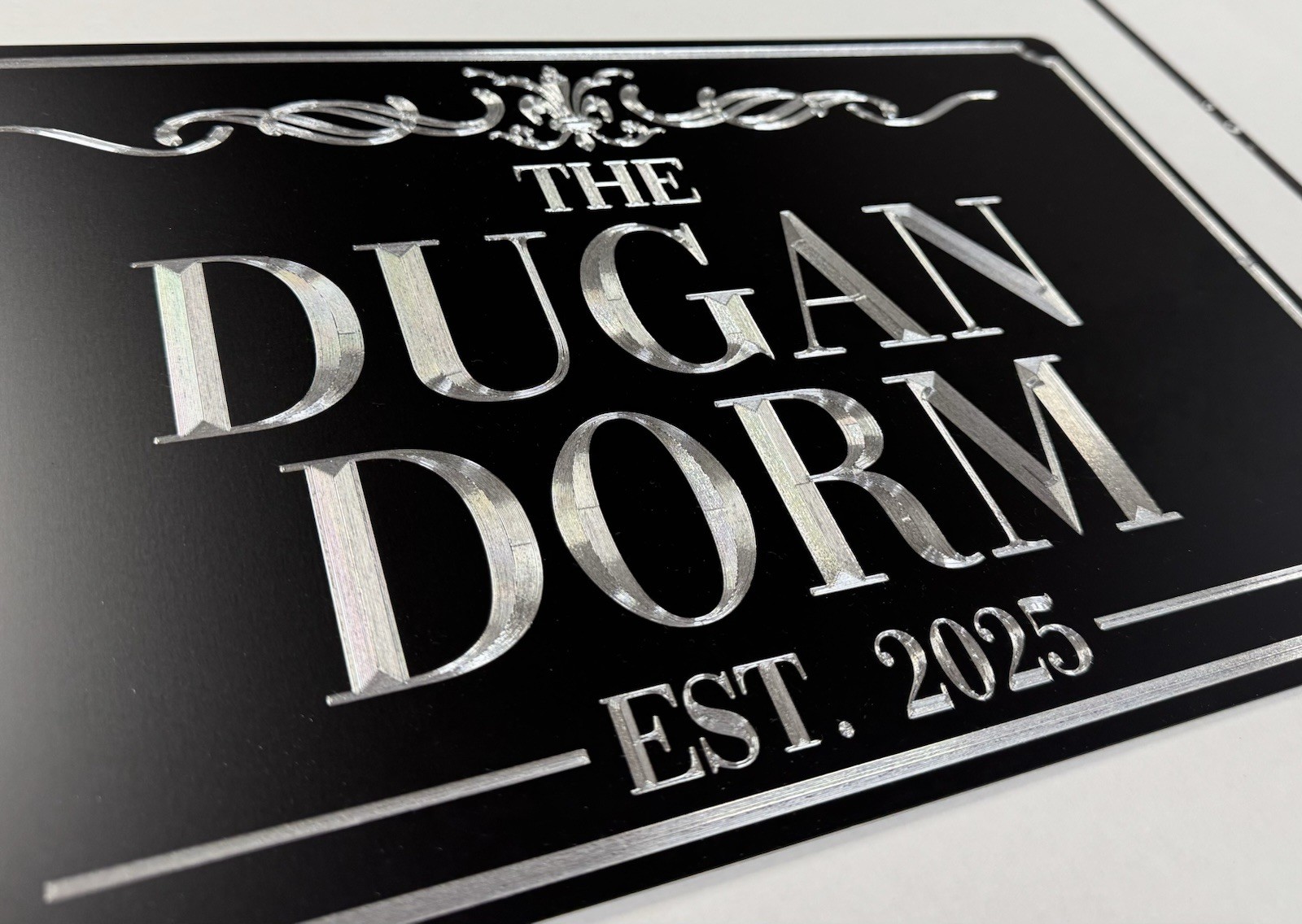 Engraved Custom Business Company Building Outdoor Weatherproof Metal Sign 15×9.5