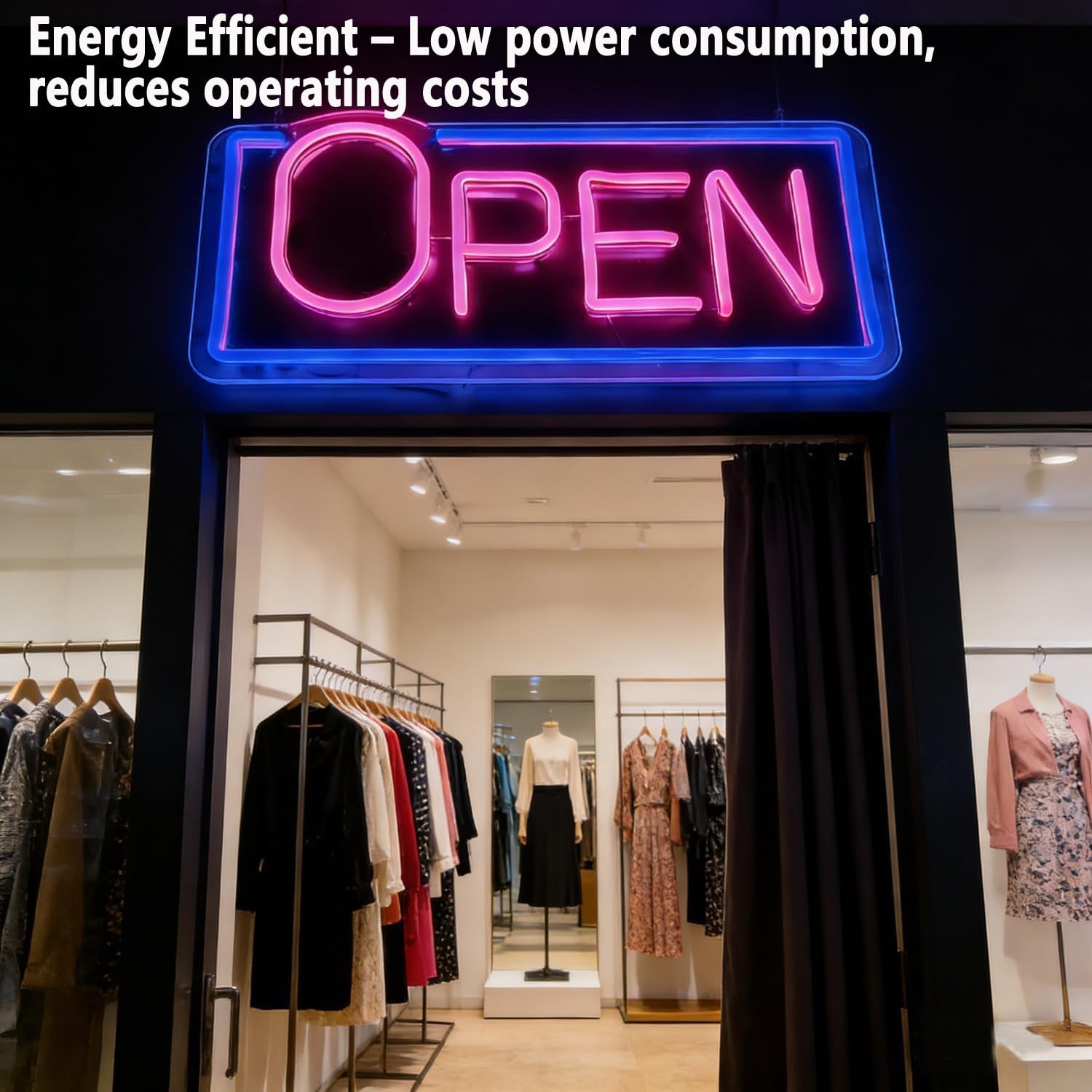 16&Prime; X 8&Prime;Vibrant LED Neon Open Sign for Business – Ultra Bright with ON/OFF Sw…