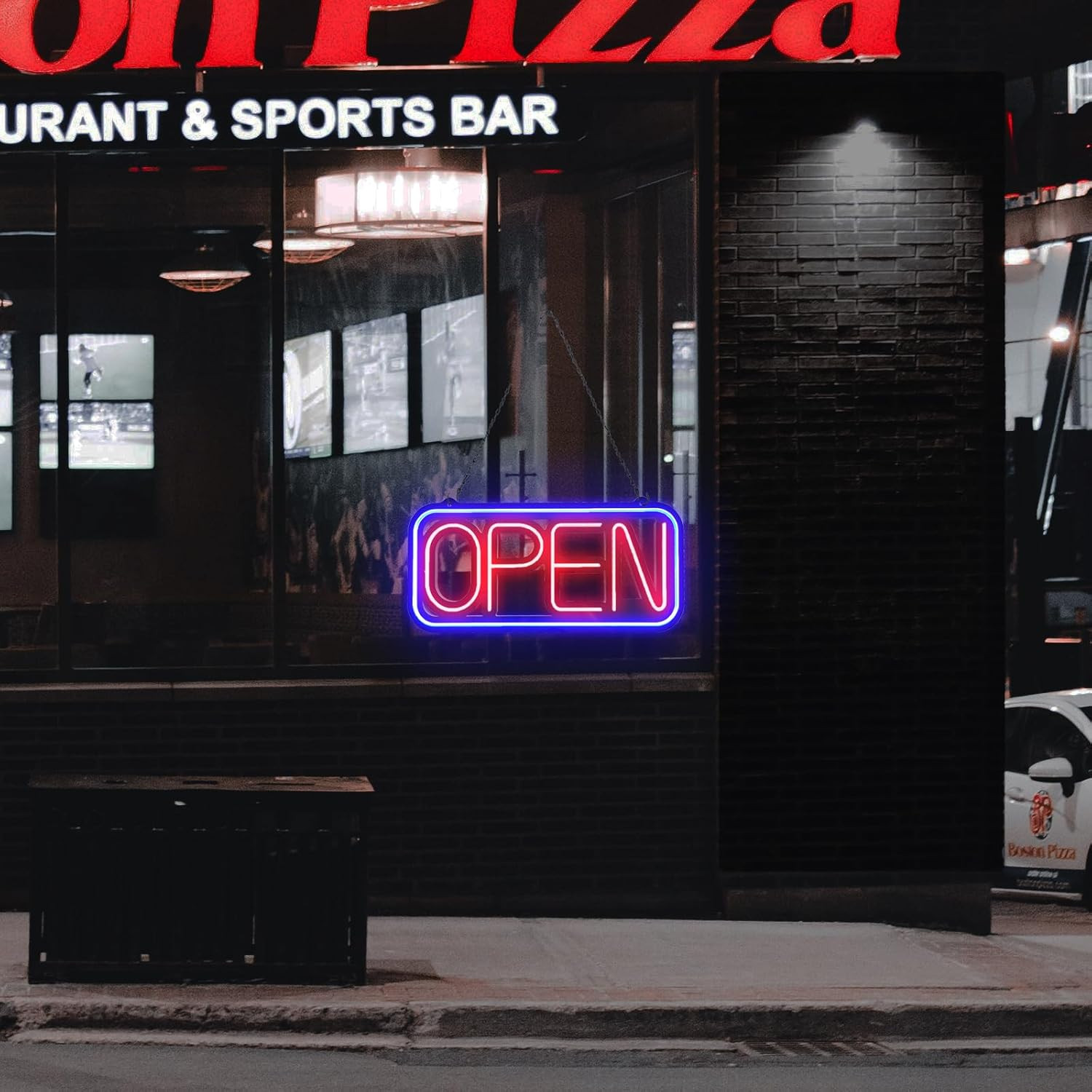 Open Signs for Business,32×16 inch Large Bright Open Sign Neon Led Lighted,Remot