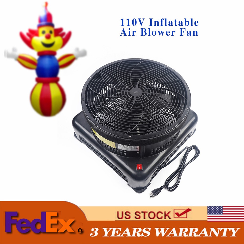 17.7&Prime; Air Blower Fan for Inflatable Fly Guy Air Blower Fan Dancer Wind Tube Man