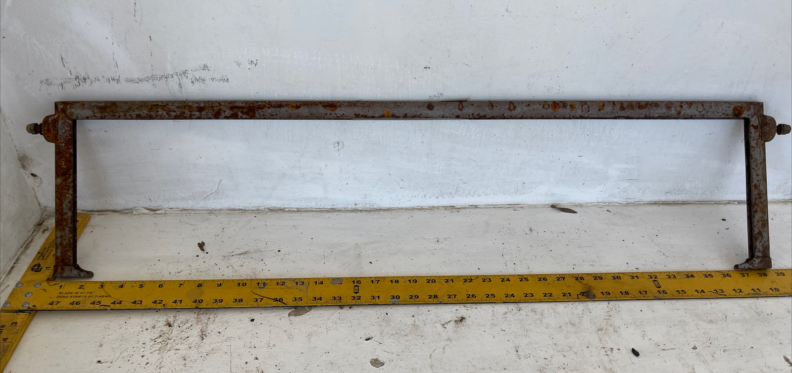 Vintage Windshield Frame 38.75&Prime;/38.5&Prime; x 9.25&Prime;. #14