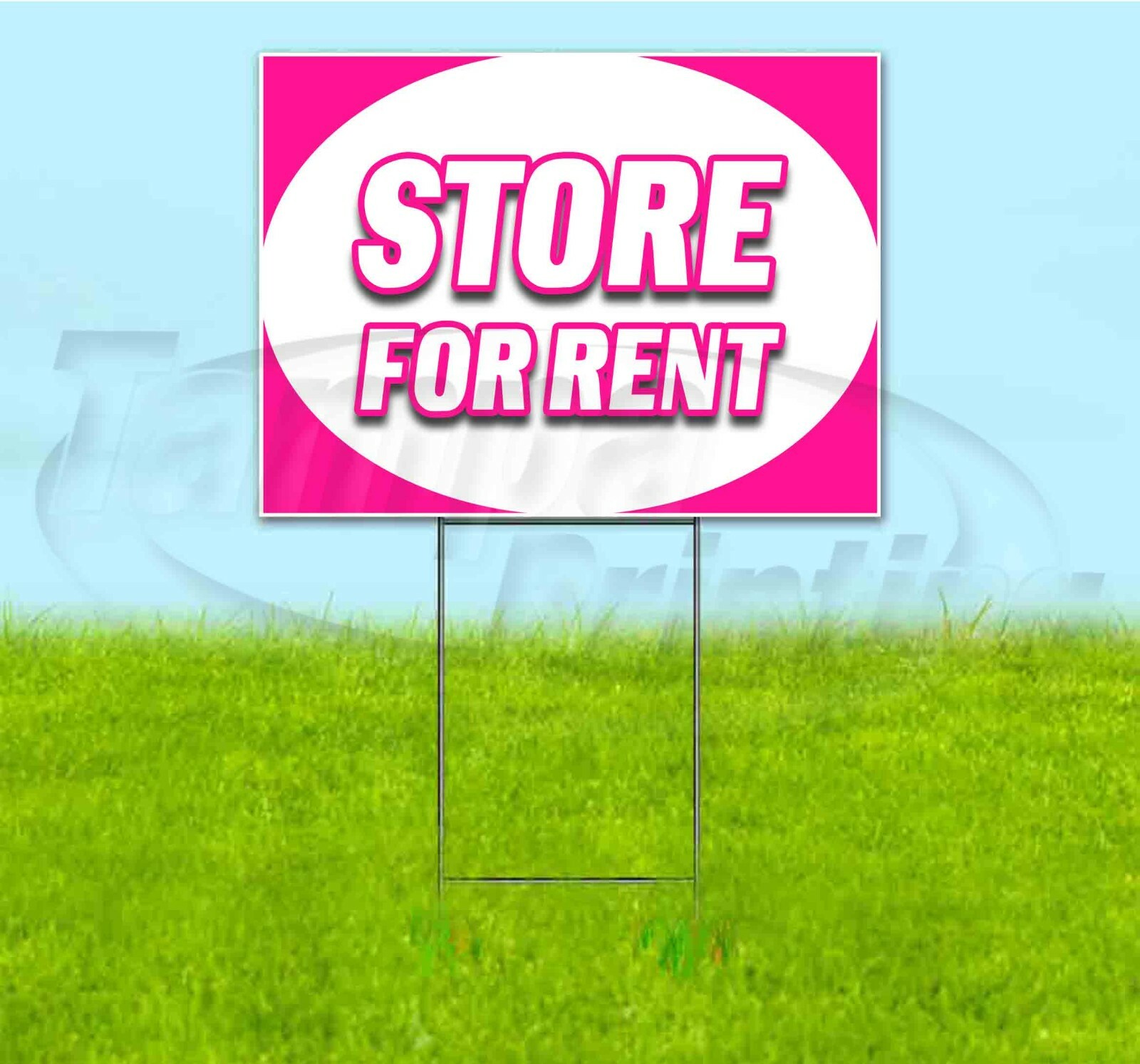 STORE FOR RENT 18×24 Yard Sign WITH STAKE Corrugated Bandit USA BUSINESS LEASE