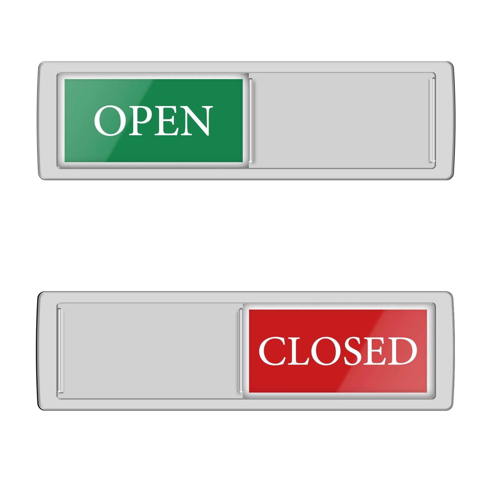 Open Closed Signs for Business，Privacy Slider Indicator Door Sign for Sto