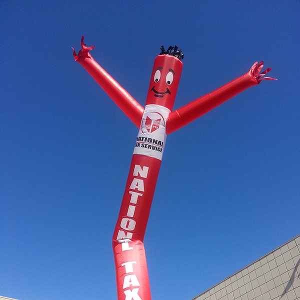 15&prime; Custom Wind Dancer Air Puppet Sky Wavy Man Dancing Inflatable Tube + Blower