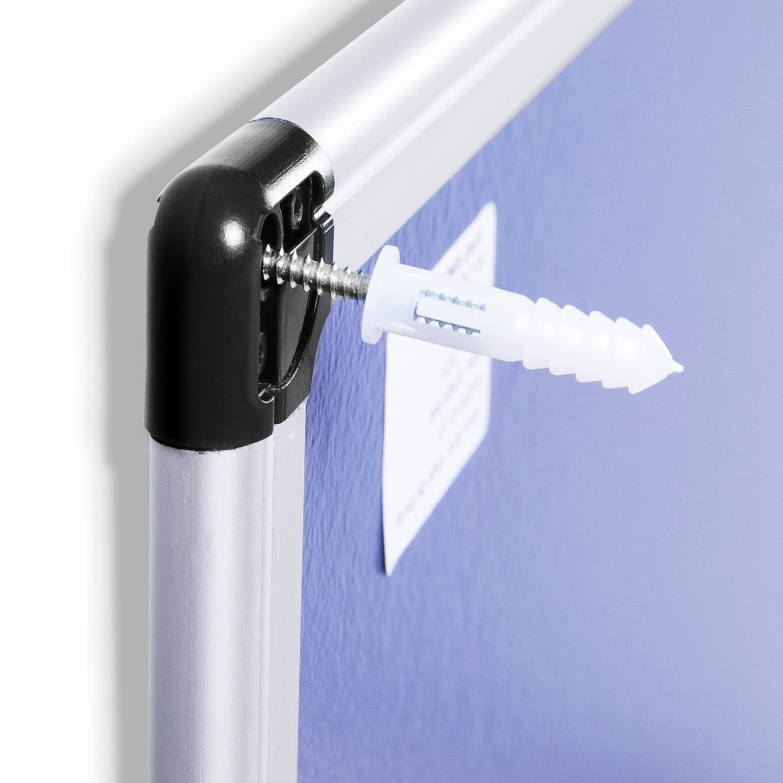 VUSIGN Monthly Calendar Whiteboard Dry Erase Cork Board Combo, 18&Prime; x 24&Prime; Plan…