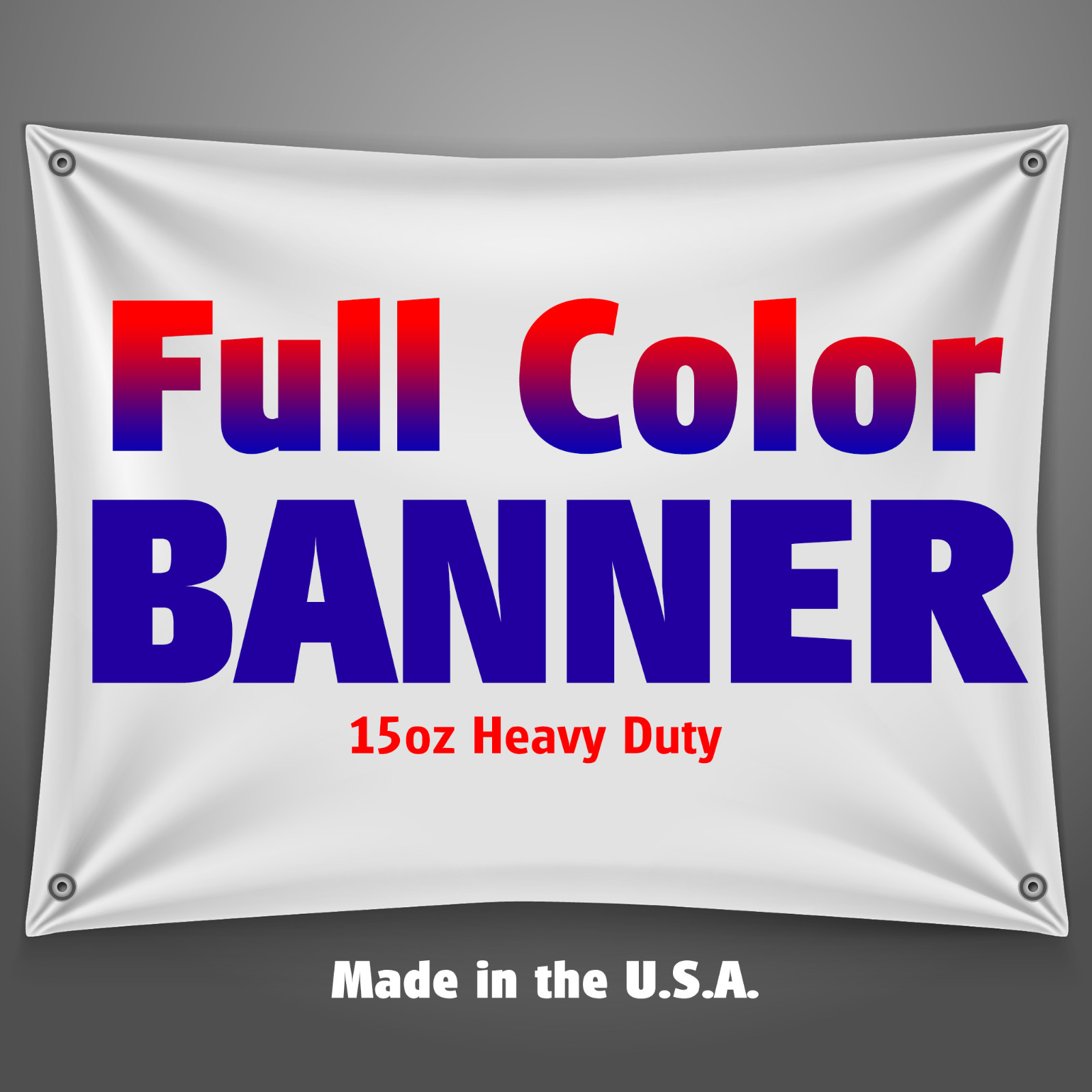 Custom Banner – 15oz Heavy Duty Vinyl Sign – Quality Personalized Event Banner