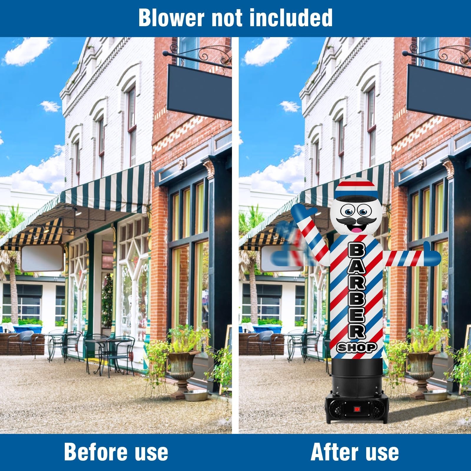 6FT Inflatable Tube Man Wacky Wavy Dancing Guy for Outdoor Advertising Decor