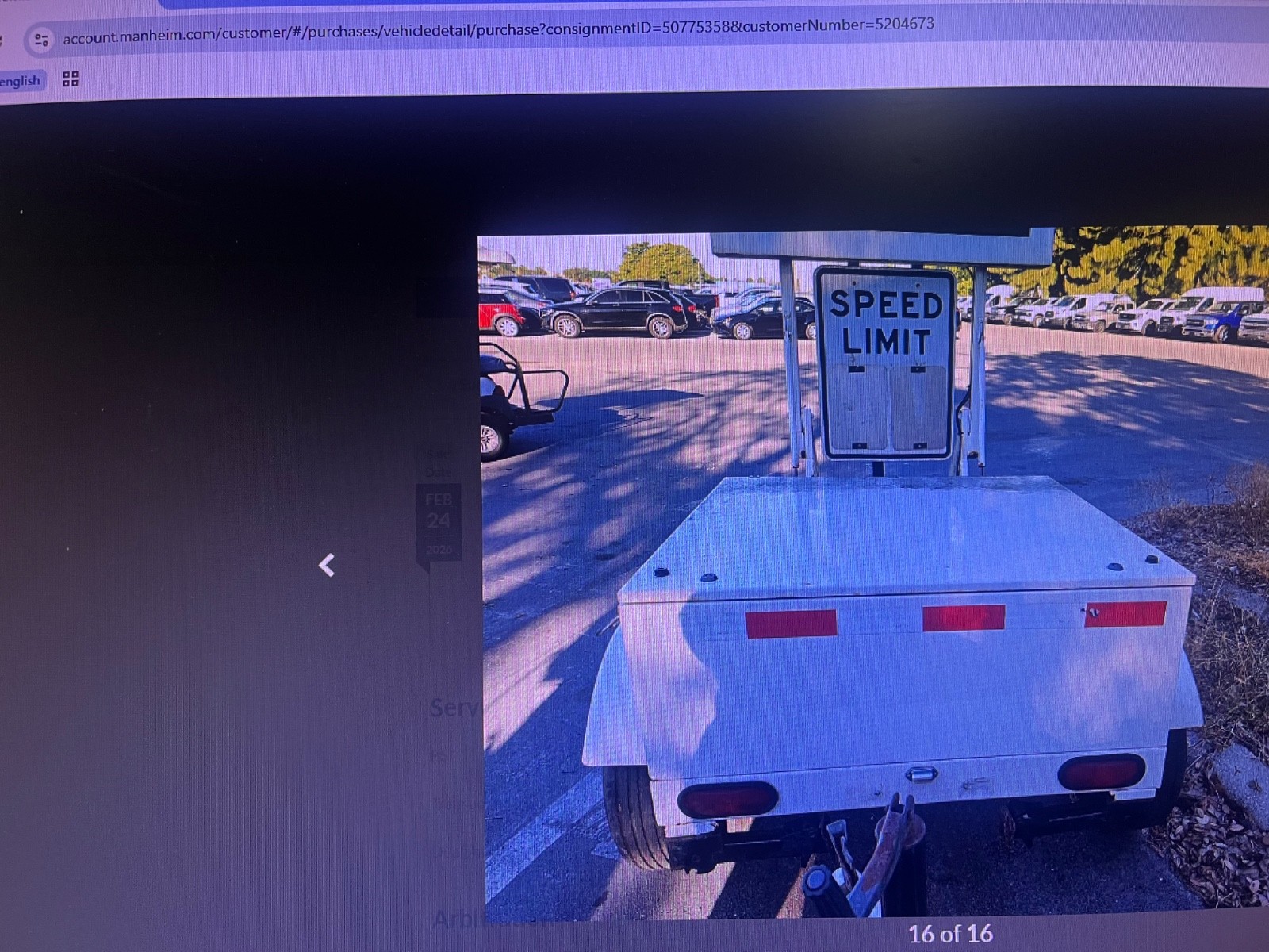 Full Color Programmable LED Sign Board on Trailer – 4&prime; High x 8&prime; Wide – USA Made