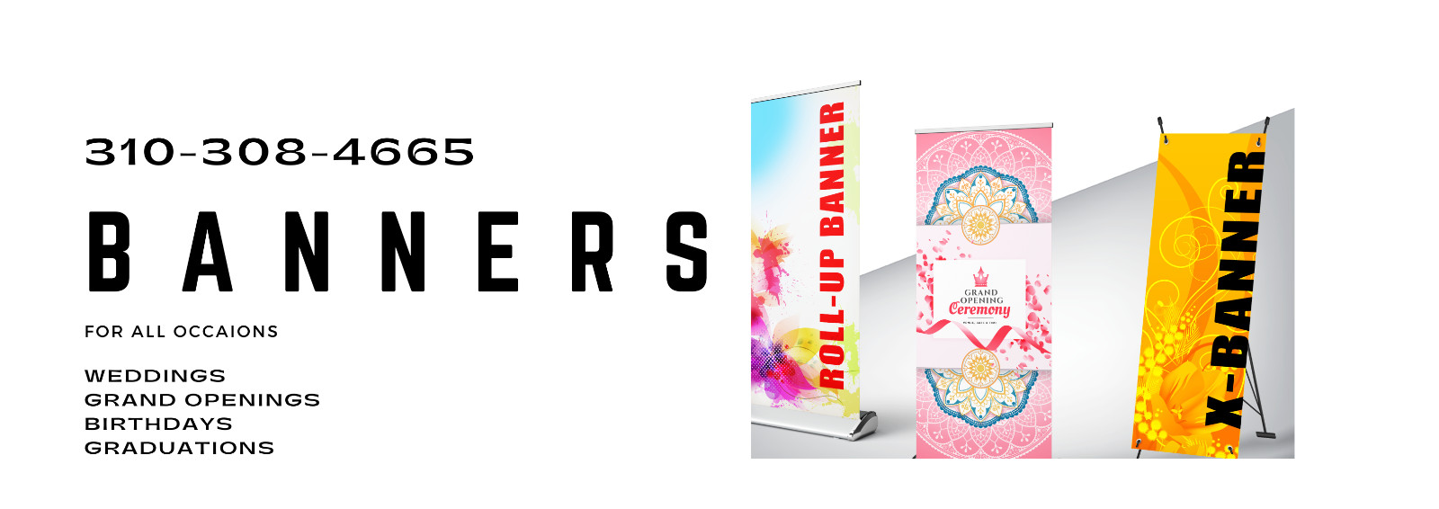 Custom Vinyl Banner Sign Printing Many Sizes – Various Sizes