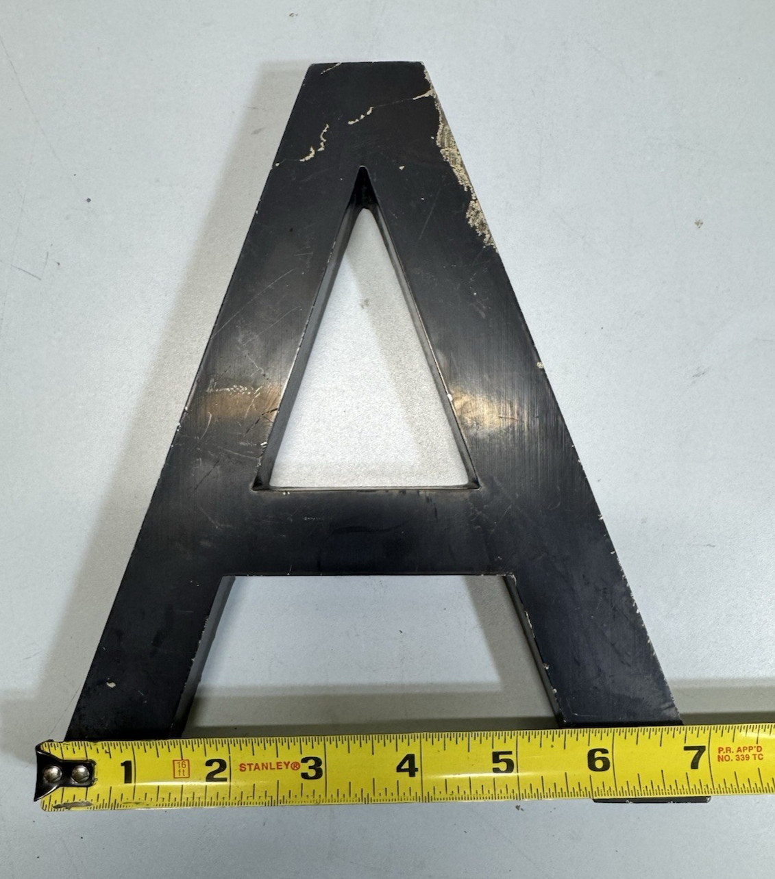 Gemini Inc 8” Cast Aluminum Architectural Letter Sign Black Commercial Letters
