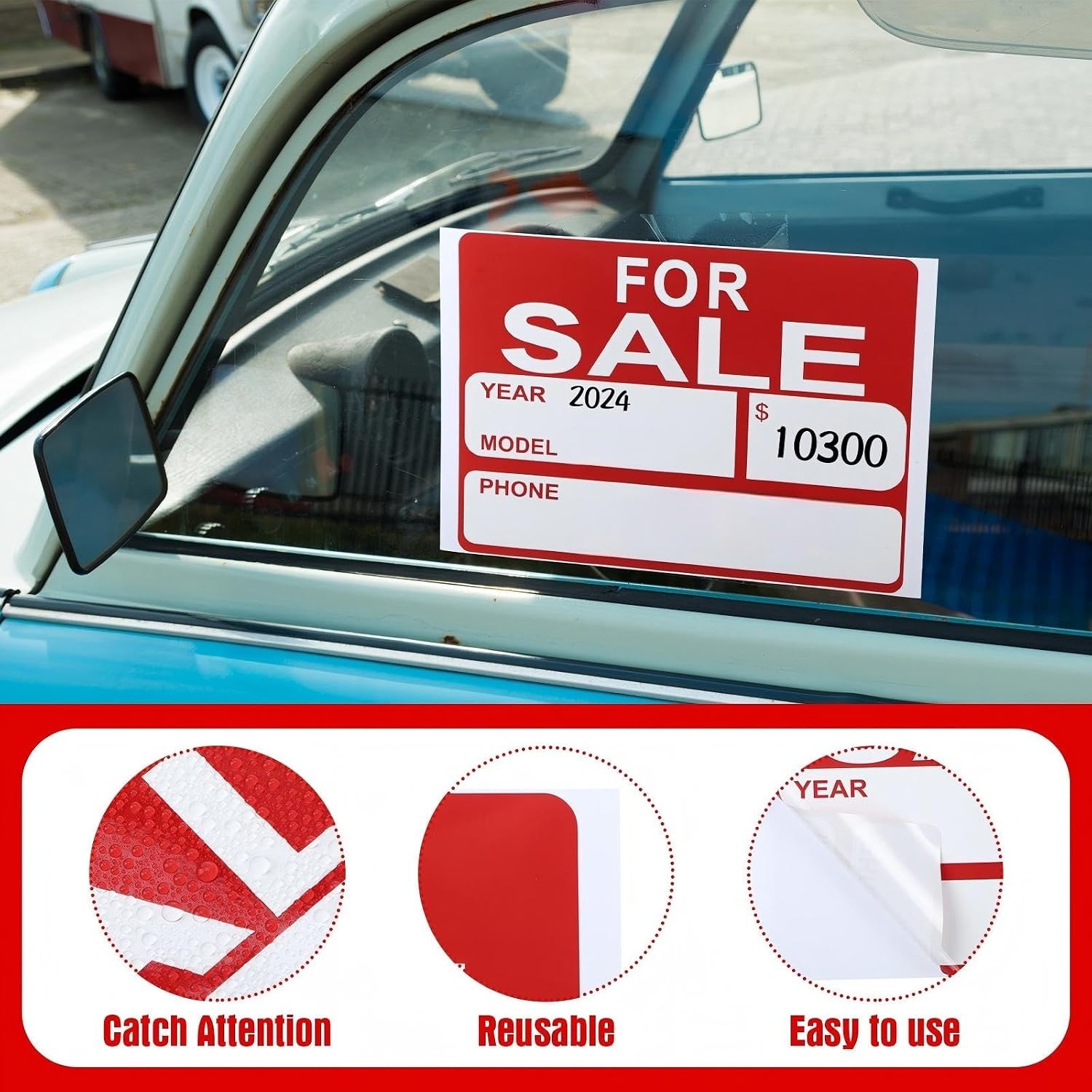 25 9×12 Inch &lsquo;For Sale&rsquo; Signs – Waterproof and Effective Advertising