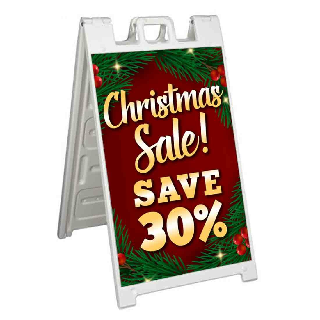 CHRISTMAS SALE SAVE 30% Signicade 24×36 A Frame Sidewalk Sign Double Sided
