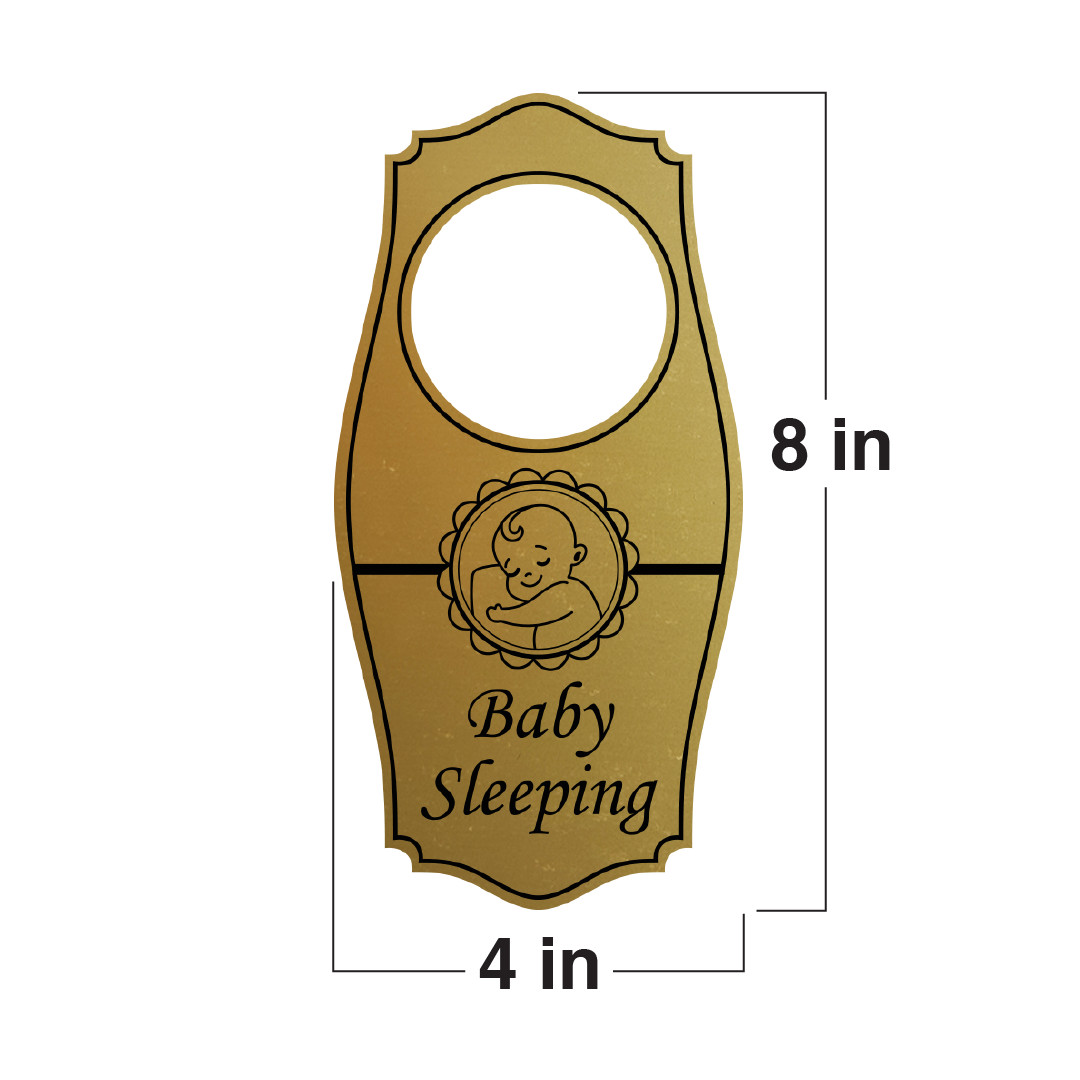 Signs ByLITA Baby Sleeping Door Hanger