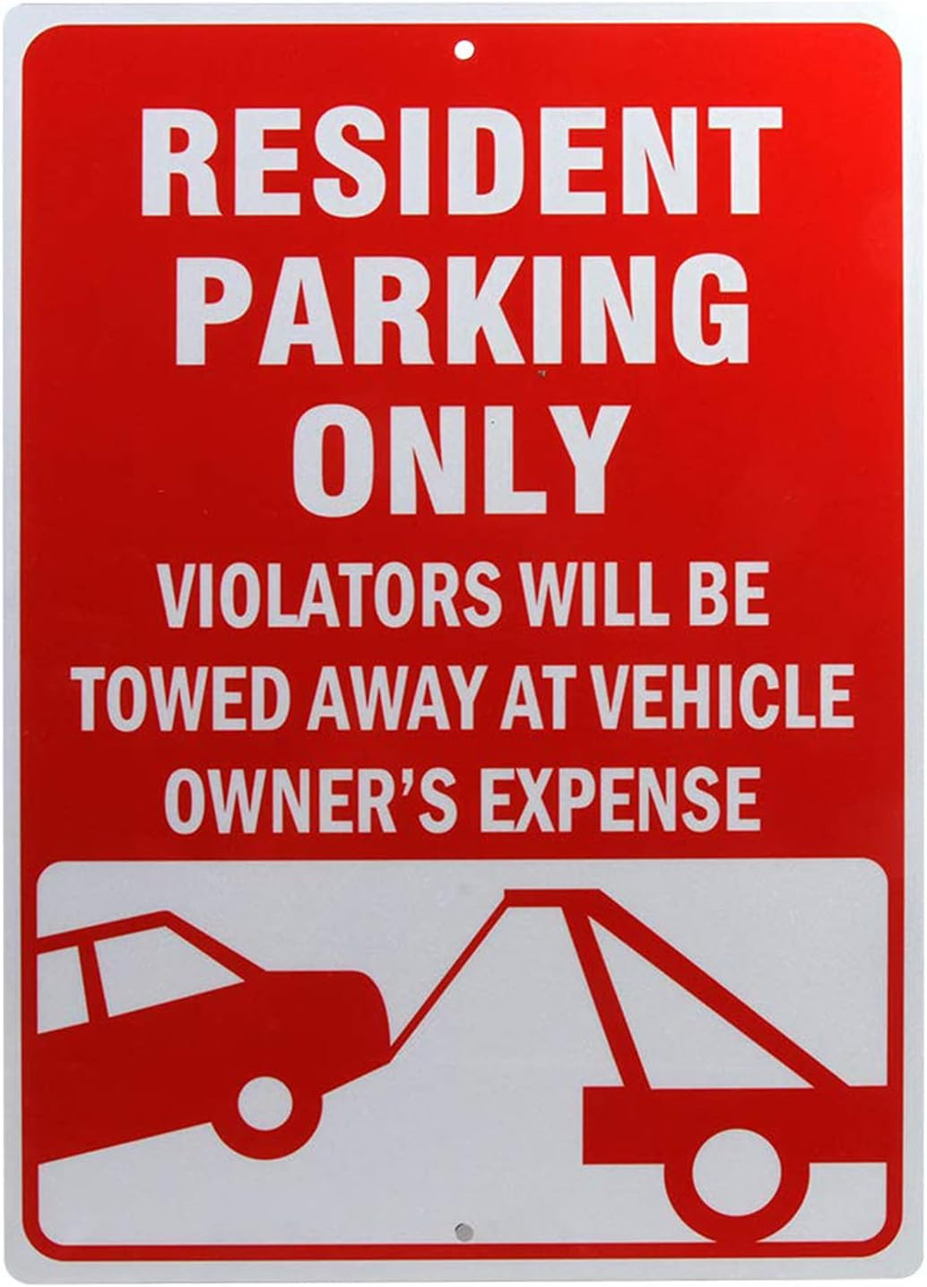 Resident Parking Only Reflective Signs 14 X 10 Inch Rust Free 40 Mil Aluminum Si