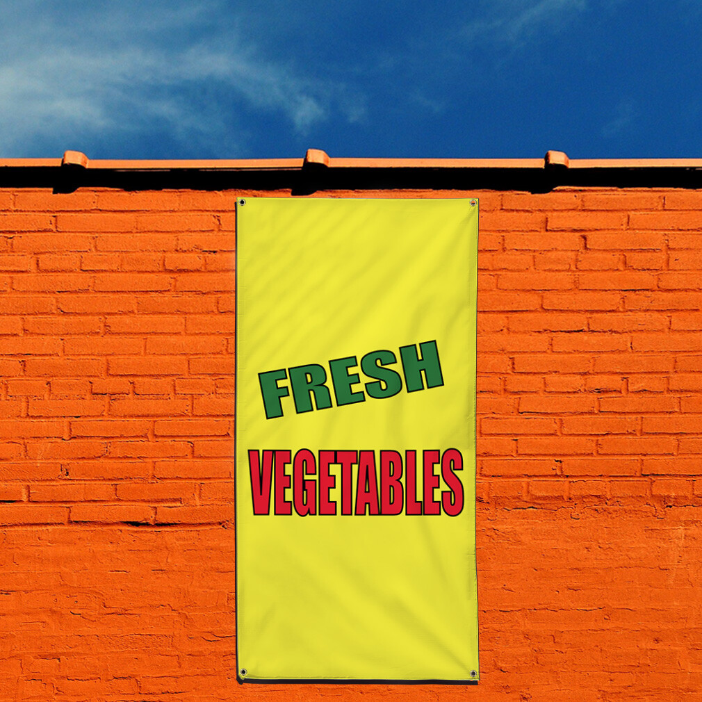 Vertical Vinyl Banner Multiple Sizes Business Weatherproof Industrial Yard Signs