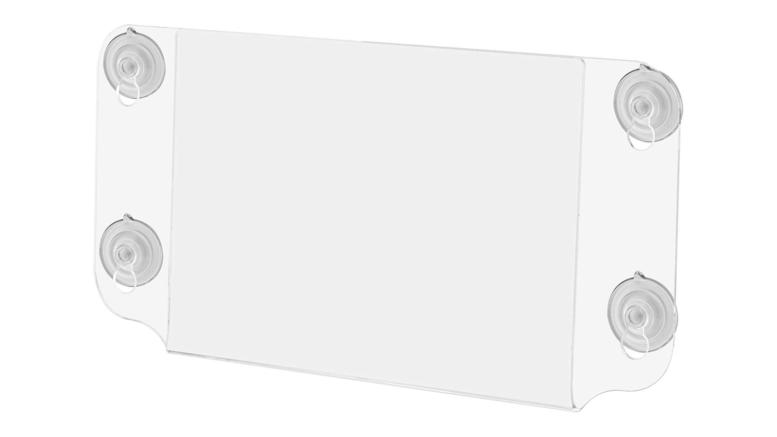Window Mount Sign Holder Holds 7 x 5 Inch Daily Specials and Promotions clear