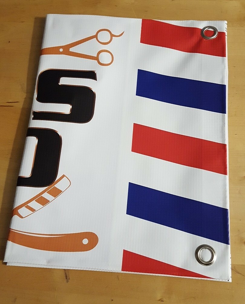 Professional Barbers Wanted Inquire Within Banner Salon Open Sign Lounge Poster
