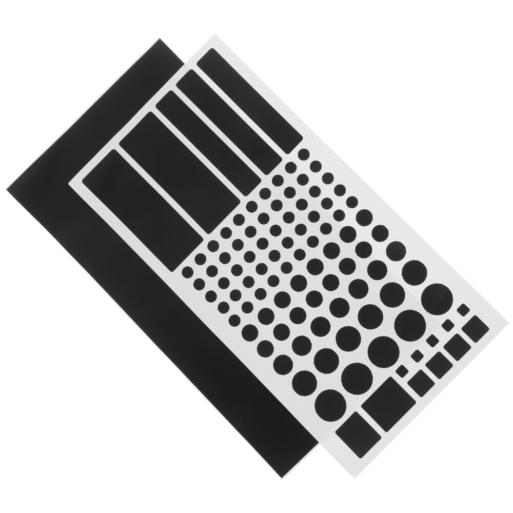 2 Sheets Shading Stickers LED Light Blocking Router Shading Blackout Sticker New