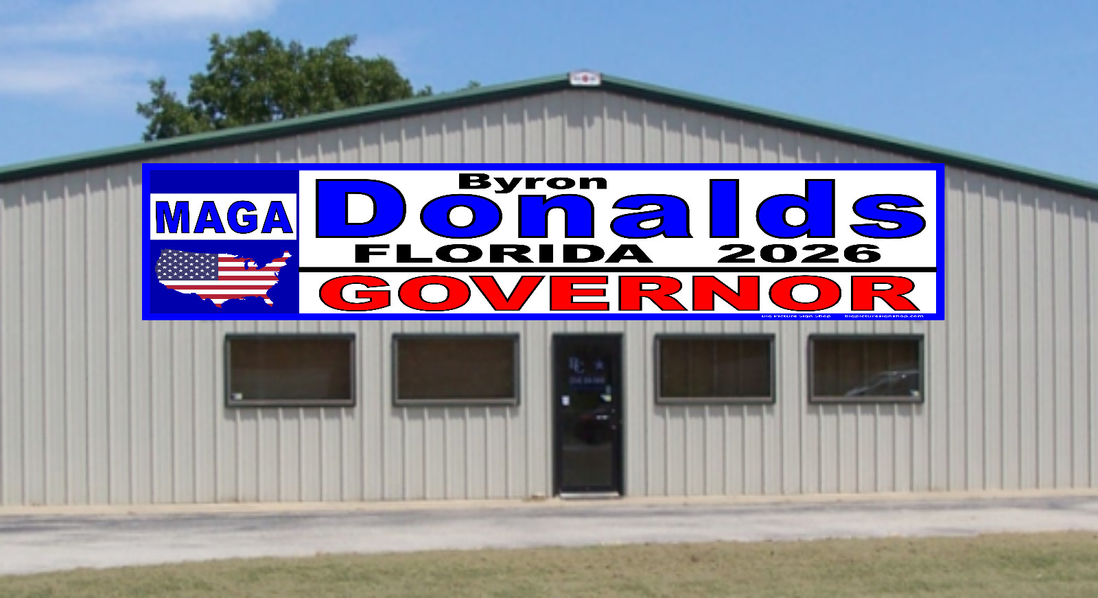 CUSTOM ELECTION BANNERS – HUGE & REAL BIG – SHIPS WORLDWIDE – USA MADE QUALITY