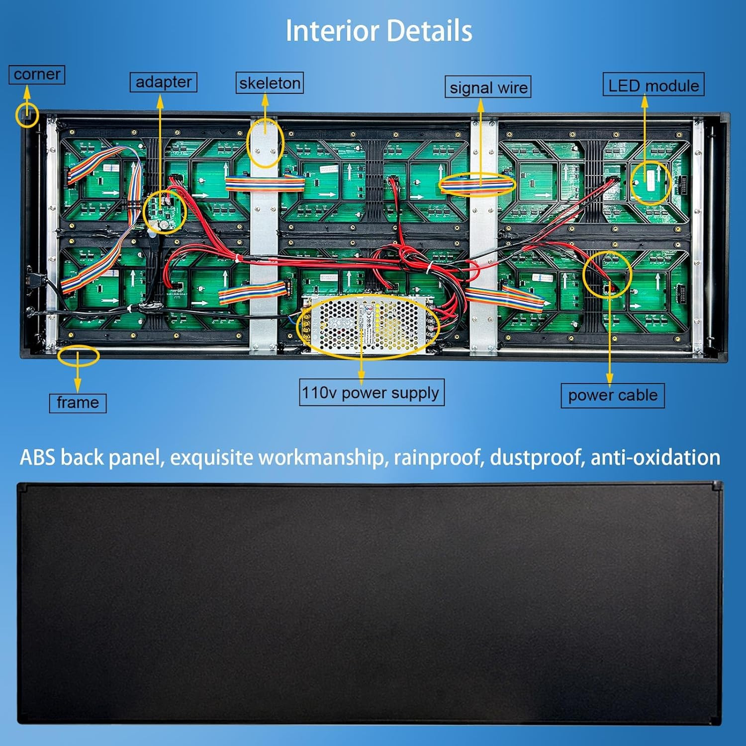 P10 Outdoor Led Sign Programmable Scrolling Digital Display Screen Message Board