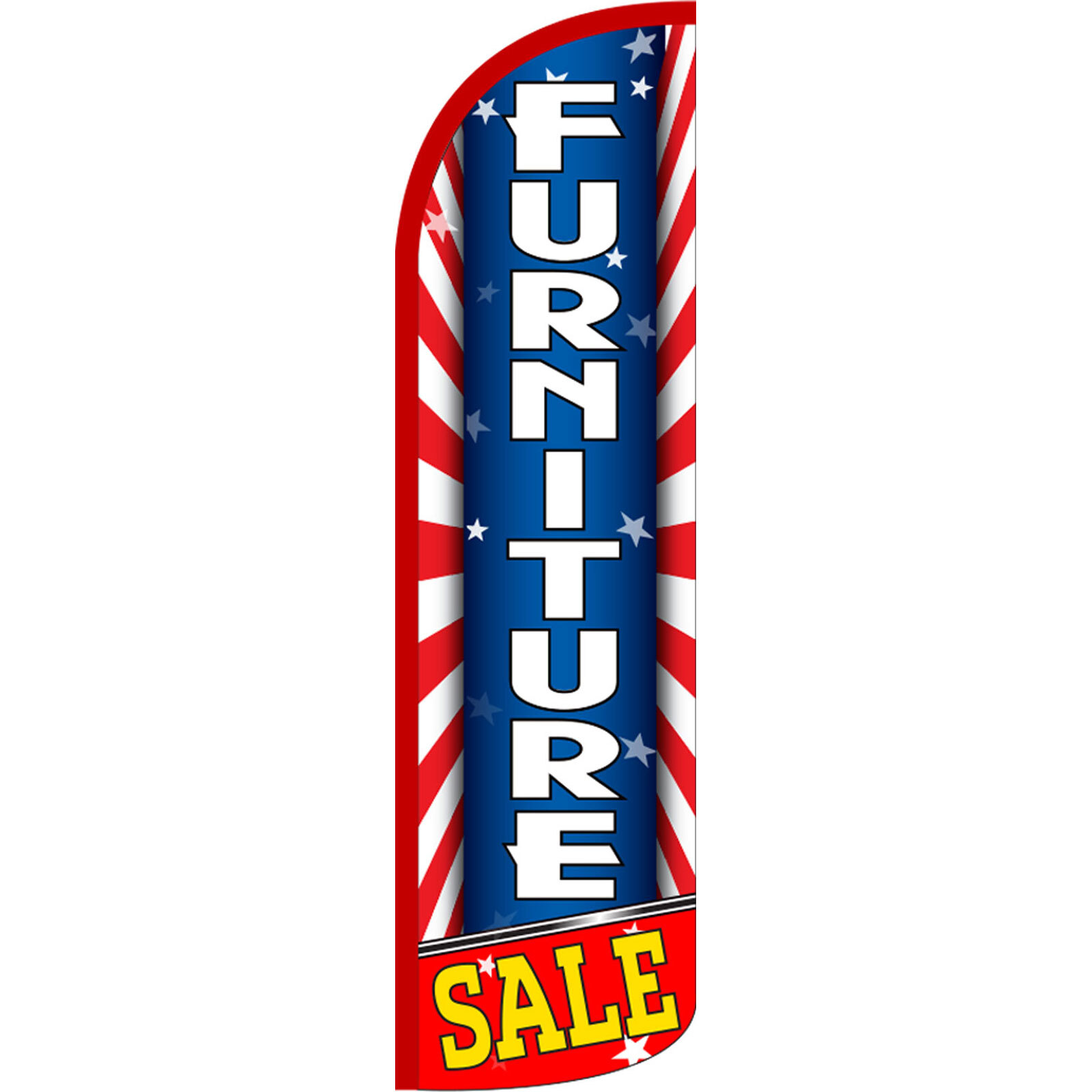 Furniture Sale Patriotic 3 ft X 11 1/2 ft Windless Swooper Flag (Flag Only)