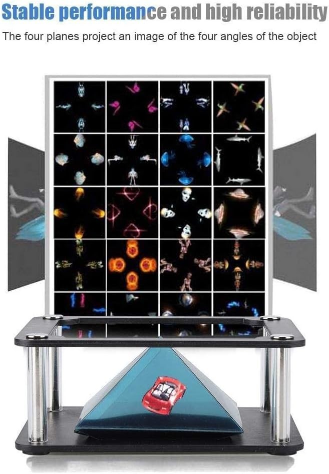 Interactive 3D Holographic Stand – Perfect for Entertainment and Education