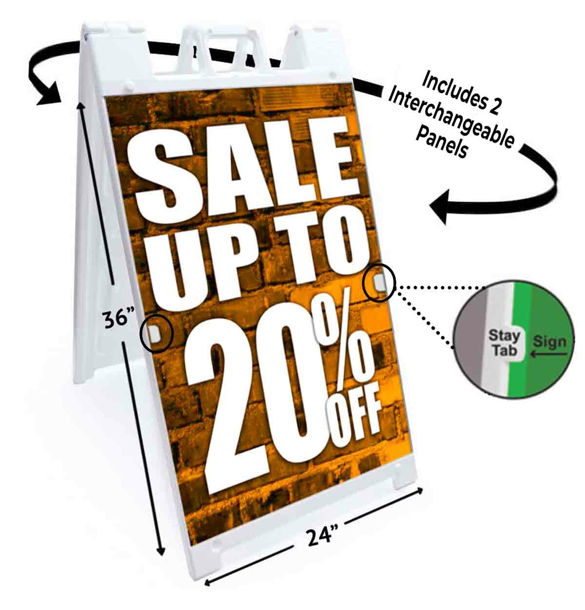 Sale Up To 20% Off Signicade 24×36 A Frame Sidewalk Sign Double Sided