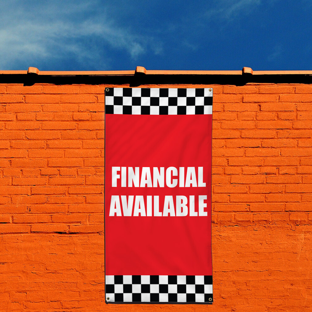 Vertical Vinyl Banner Multiple Sizes Business Weatherproof Industrial Yard Signs