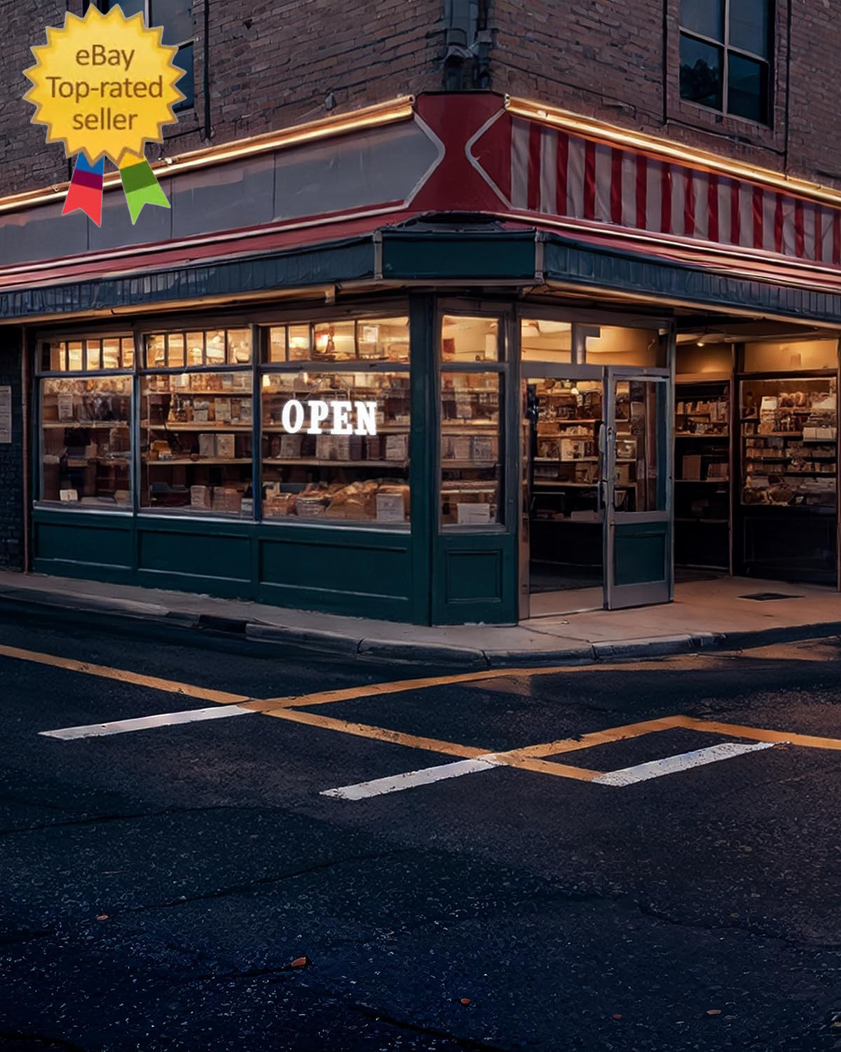 Open Signs for Business, 40&Prime;L X 14&Prime;W Inch Ultra Bright Large LED Open Signs Bus