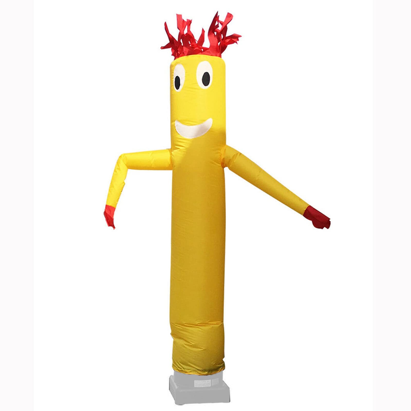 Yellow 10ft Inflatable Wacky Waving Flailing Arms Tube Man Dancing Air Puppet