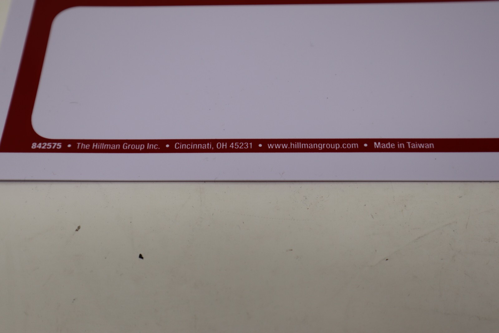 Hillman 10 Inch x 14 Inch Red & White for Sale Signs Pack of 6 English 842575