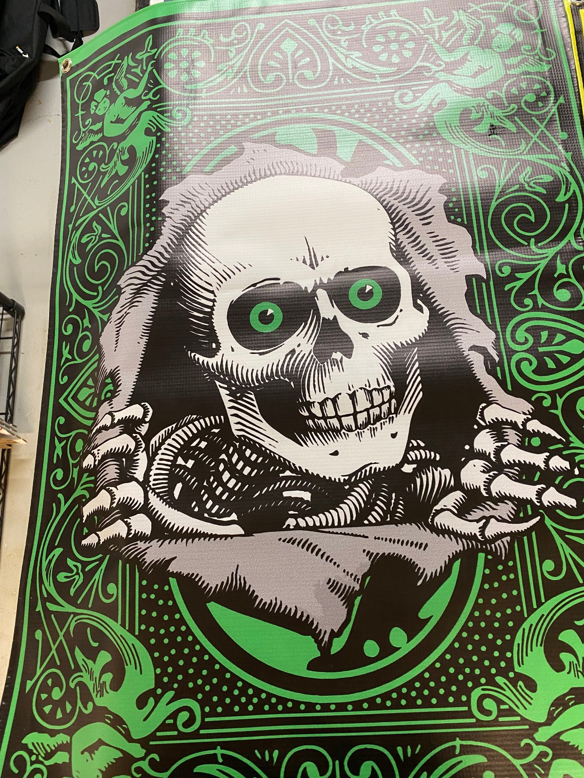 4 Skateboard/Horror movie banner bundle (2&rsquo;x3&prime;) heavy vinyl