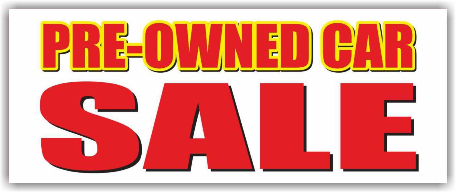 PRE-OWNED CAR SALE Advertising Banner Vinyl Mesh Sign Used AUTOS USADOS Service