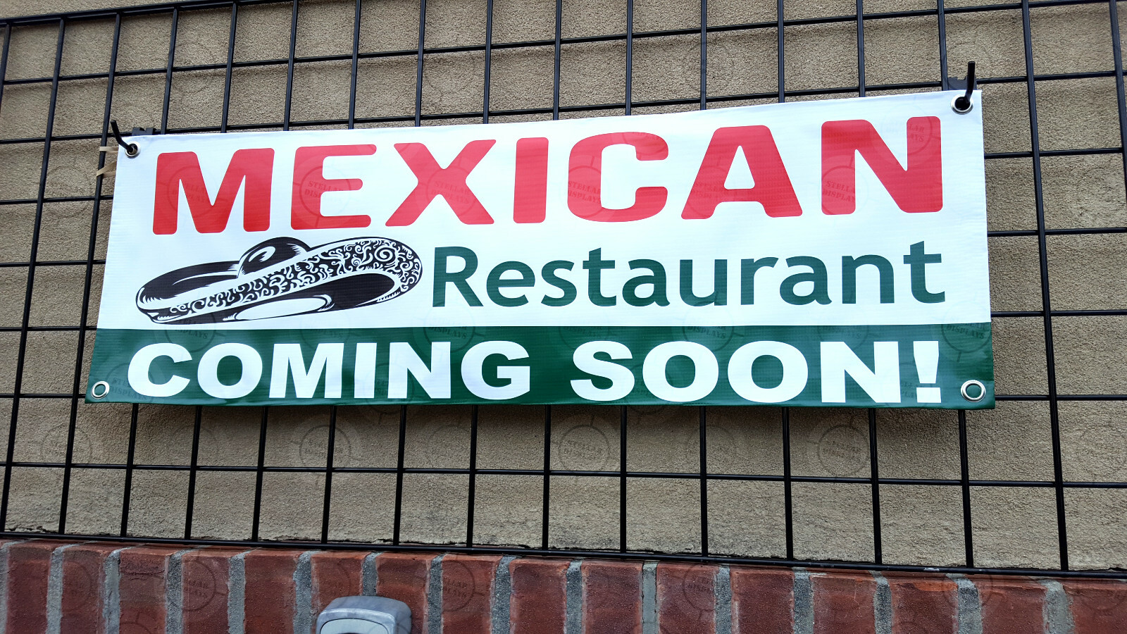 MEXICAN Restaurant Coming Soon Banner Vinyl Display Sign Poster Comida Mexicana