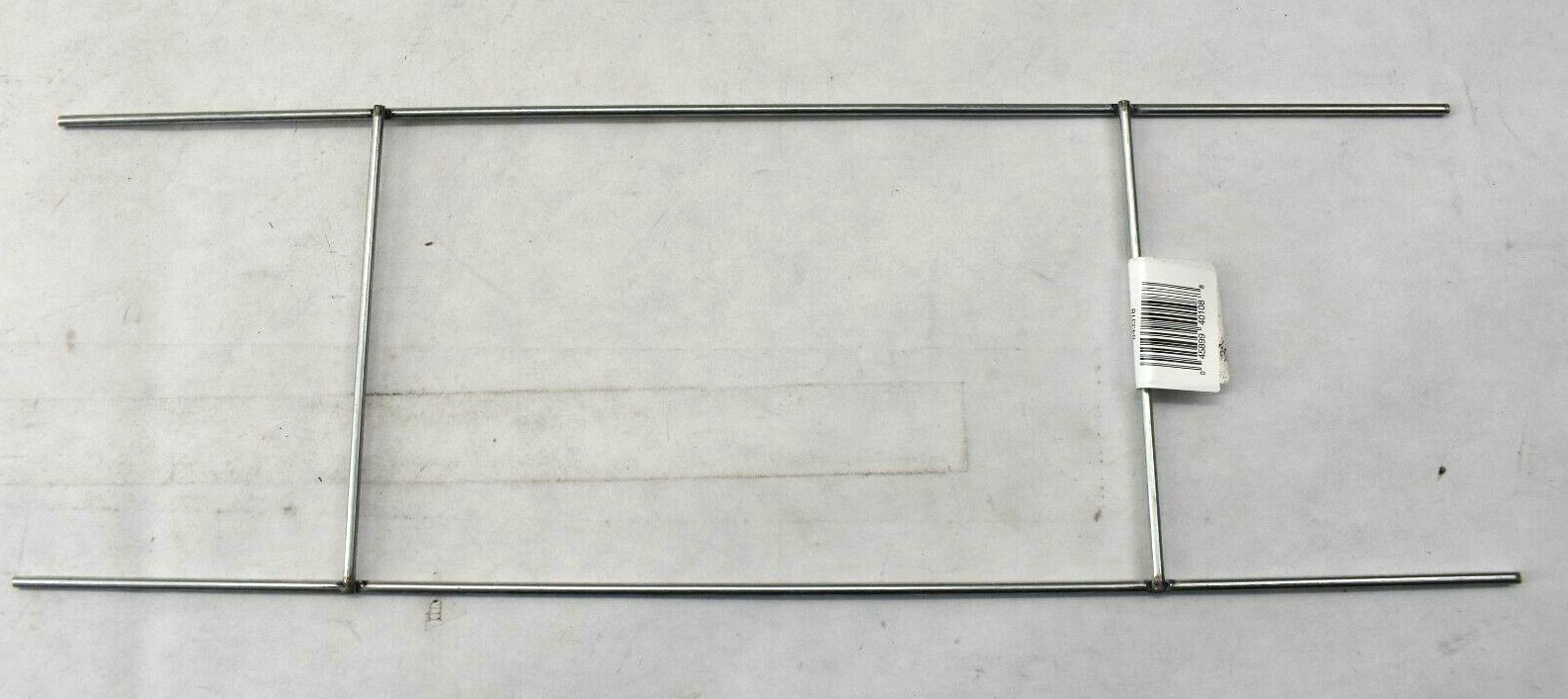 Lot Of 11 Hillman Group 843318 Silver Stainless Steel H Bracket Sign Holder 24&Prime;